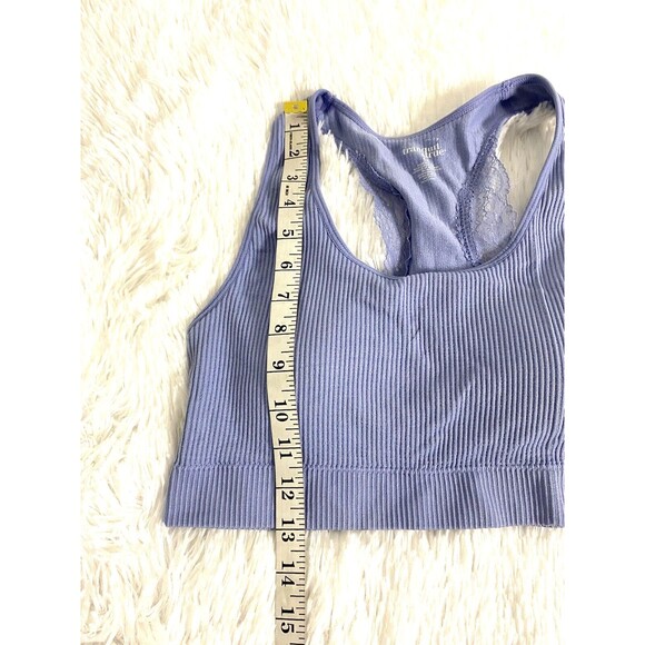 Tranquil & True Bra Bralette Sport Bra Blue Sky Size 1X Wire Less - Picture 4 of 10